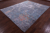 SUPER SALE Contemporary Hand Knotted Wool & Silk Rug - 8' 2" X 10' 2"