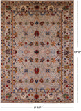 Persian Tabriz Hand Knotted Wool Rug - 8' 10" X 12' 0" - Golden Nile