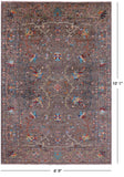 Peshawar Hand Knotted Wool Rug - 6' 9" X 10' 1" - Golden Nile