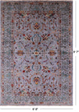 Peshawar Hand Knotted Wool Rug - 6' 8" X 9' 7" - Golden Nile