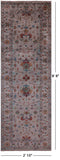 Peshawar Hand Knotted Wool Runner Rug - 2' 10" X 8' 8" - Golden Nile