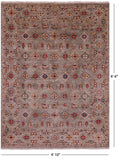 Tribal Persian Gabbeh Hand Knotted Wool Rug - 4' 10" X 6' 6" - Golden Nile