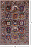 Turkmen Ersari Hand Knotted Wool Rug - 5' 7" X 8' 2" - Golden Nile