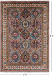 Turkmen Ersari Hand Knotted Wool Rug - 5' 7" X 8' 1" - Golden Nile