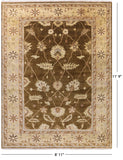 Turkish Oushak Hand Knotted Wool Area Rug - 8' 11" X 11' 9" - Golden Nile
