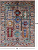 Turkmen Ersari Hand Knotted Wool Rug - 5' 2" X 6' 10" - Golden Nile