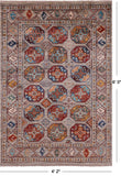 Turkmen Ersari Hand Knotted Wool Rug - 4' 2" X 6' 0" - Golden Nile