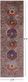 Turkmen Ersari Hand Knotted Wool Runner Rug - 2' 9" X 9' 4" - Golden Nile