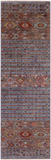 Grey Khorjin Persian Gabbeh Hand Knotted Wool Runner Rug - 2' 7" X 8' 4"
