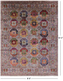 Turkmen Ersari Hand Knotted Wool Rug - 8' 0" X 10' 2" - Golden Nile