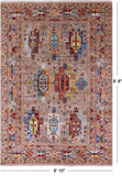 Persian Fine Serapi Hand Knotted Wool Rug - 6' 10" X 9' 8" - Golden Nile