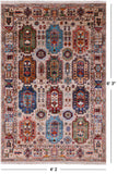 Turkmen Ersari Hand Knotted Wool Rug - 4' 2" X 6' 3" - Golden Nile