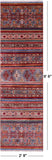 Khorjin Persian Gabbeh Hand Knotted Wool Runner Rug - 2' 8" X 9' 6" - Golden Nile