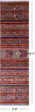 Khorjin Persian Gabbeh Hand Knotted Wool Runner Rug - 2' 8" X 9' 7" - Golden Nile