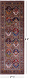 Turkmen Ersari Handmade Wool Runner Rug - 2' 10" X 8' 5" - Golden Nile