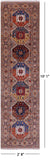 Turkmen Ersari Hand Knotted Wool Runner Rug - 2' 8" X 10' 1" - Golden Nile