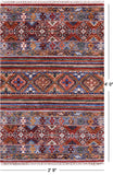 Khorjin Persian Gabbeh Hand Knotted Wool Rug - 2' 9" X 4' 0" - Golden Nile