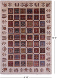 Ivory Garden Design Persian Hand Knotted Wool Rug - 6' 10" X 10' 0" - Golden Nile