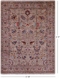 Peshawar Hand Knotted Wool Rug - 5' 10" X 7' 7" - Golden Nile