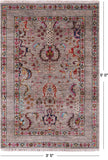 Persian Tabriz Hand Knotted Wool Rug - 3' 5" X 5' 0" - Golden Nile