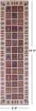 Ivory Garden Design Persian Hand Knotted Wool Runner Rug - 2' 9" X 10' 0" - Golden Nile