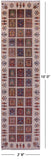 Ivory Garden Design Persian Handmade Wool Runner Rug - 2' 8" X 10' 0" - Golden Nile