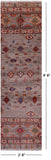 Khorjin Persian Gabbeh Handmade Wool Runner Rug - 2' 8" X 9' 8" - Golden Nile
