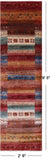 Tribal Persian Gabbeh Handmade Wool Runner Rug - 2' 8" X 9' 5" - Golden Nile