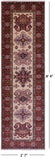 Ivory Super Kazak Hand Knotted Wool Runner Rug - 2' 7" X 8' 4" - Golden Nile