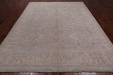 Grey Turkish Oushak Handmade Wool Rug - 8' 2" X 9' 10"