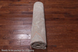 Grey Turkish Oushak Handmade Wool Rug - 8' 2" X 9' 10"