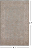 Turkish Oushak Hand Knotted Wool Rug - 4' 1" X 6' 3"