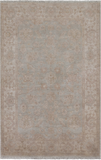 Turkish Oushak Hand Knotted Wool Rug - 4' 1" X 6' 3"