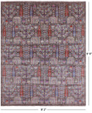 Persian Ziegler Hand Knotted Wool Rug - 8' 2" X 9' 9" - Golden Nile