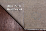 Ivory Turkish Oushak Hand Knotted Wool Rug - 8' 11" X 11' 9"