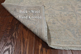 Ivory Turkish Oushak Handmade Wool Rug - 3' 10" X 5' 9"