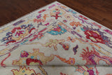 SUPER SALE Ivory Turkish Oushak Hand Knotted Wool Rug - 10' 0" X 14' 4"