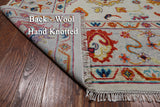 SUPER SALE Ivory Turkish Oushak Hand Knotted Wool Rug - 9' 2" X 12' 0"