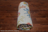 SUPER SALE Ivory Turkish Oushak Hand Knotted Wool Rug - 10' 2" X 13' 9"