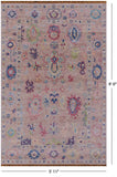 Turkish Oushak Hand Knotted Wool Rug - 5' 11" X 9' 0" - Golden Nile