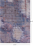 Abstract Contemporary Hand Knotted Wool & Silk Rug - 9' 11" X 14' 1" - Golden Nile