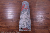 SUPER SALE Abstract Contemporary Hand Knotted Wool & Silk Rug - 8' 11" X 12' 1"