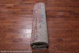 SUPER SALE Abstract Contemporary Hand Knotted Wool & Silk Rug - 7' 11" X 10' 0"