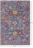 Grey Turkish Oushak Handmade Wool Rug - 4' 1" X 6' 1" - Golden Nile