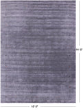 Grey Persian Gabbeh Hand Knotted Wool Rug - 10' 0" X 14' 0" - Golden Nile