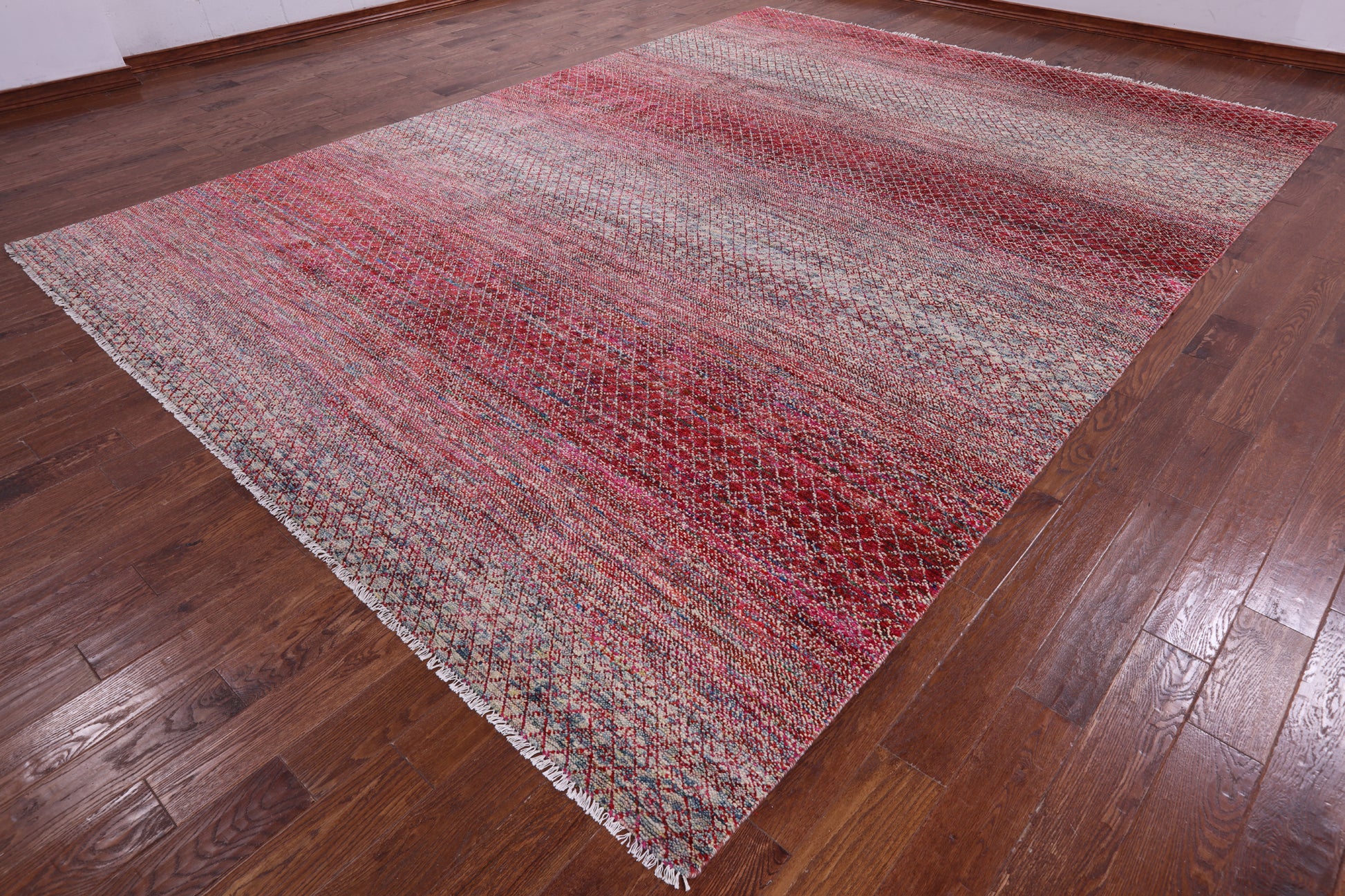 Savannah Grass Hand Knotted Wool & Silk Rug - 10' 2" X 13' 10" - Golden Nile