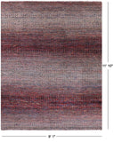 Savannah Grass Hand Knotted Wool & Silk Rug - 9' 1" X 11' 10" - Golden Nile