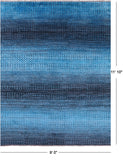 Savannah Grass Hand Knotted Wool & Silk Rug - 9' 0" X 11' 10" - Golden Nile