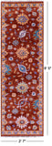 Turkish Oushak Hand Knotted Wool Runner Rug - 2' 7" X 8' 5" - Golden Nile