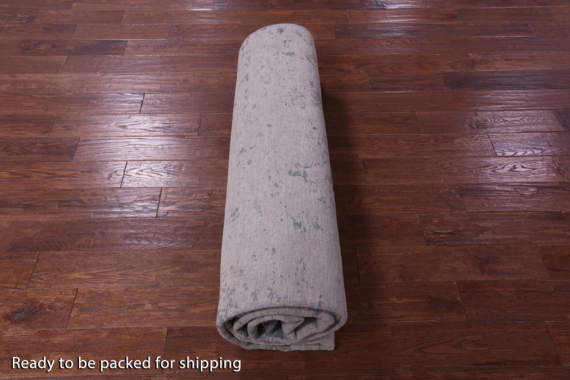 SUPER SALE Abstract Modern Hand Knotted Wool & Silk Rug - 7' 10" X 10' 4"